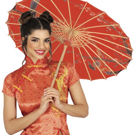 Paraguas Japonesa Roja