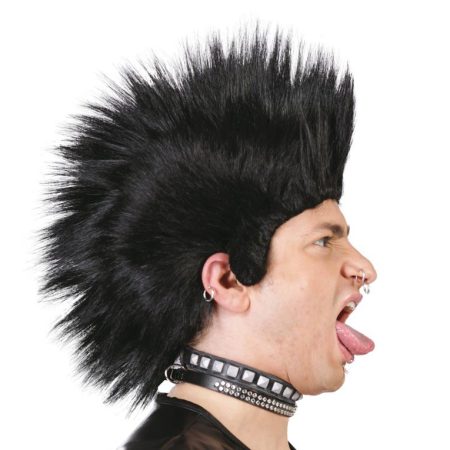Peluca Punk Negro